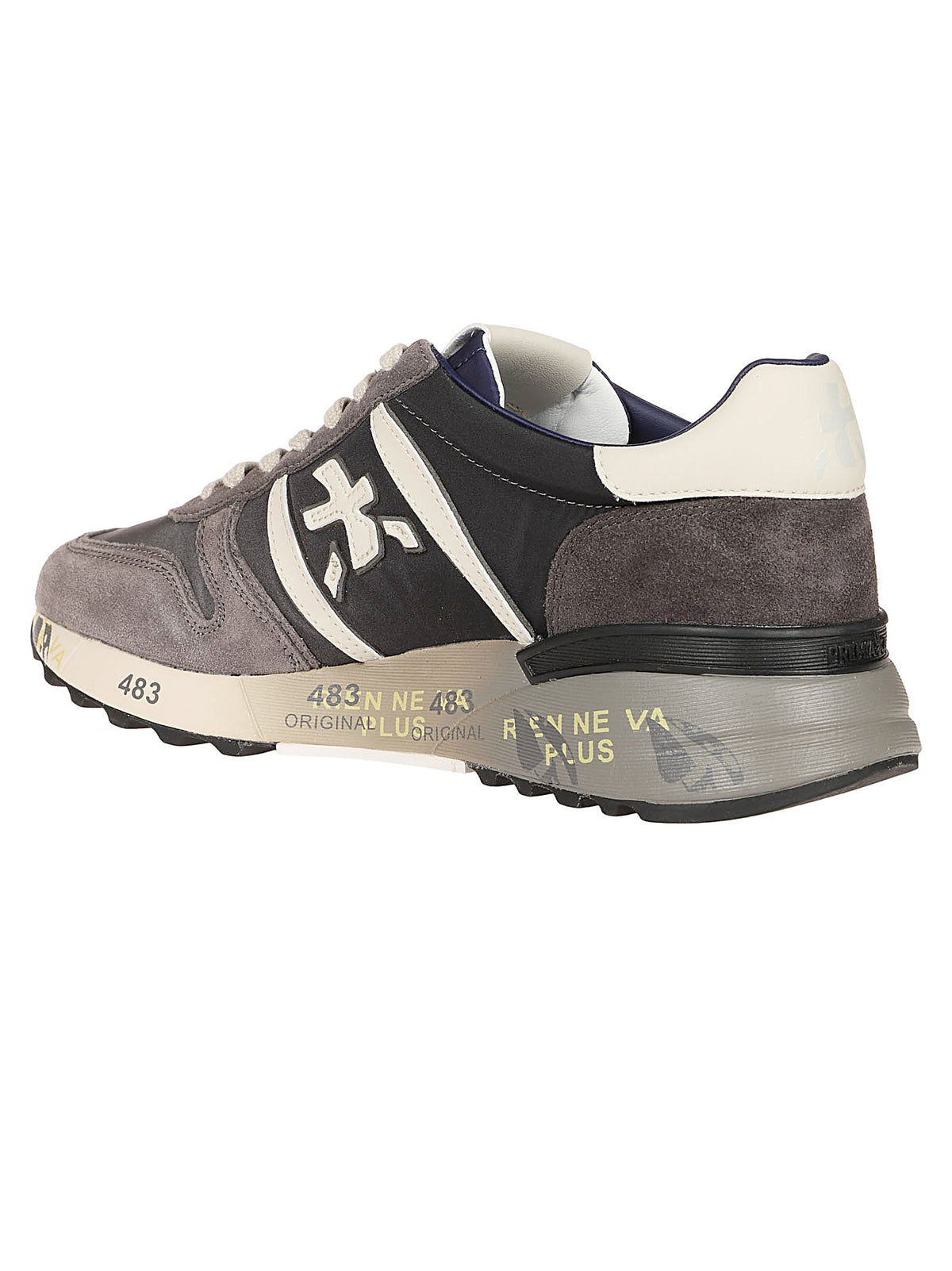 Lander Polyamide-Blend Leather Sneakers