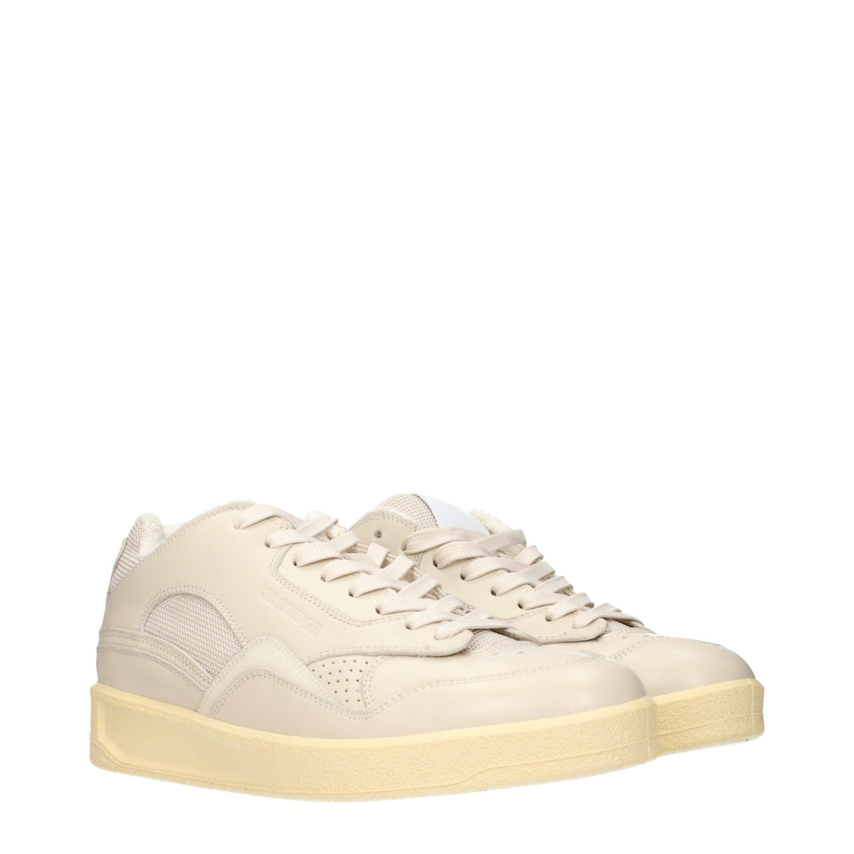 Jil Sander Leather Low Top Men's Sneakers