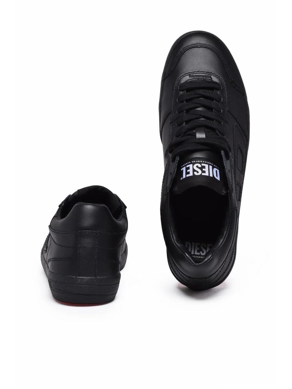 Black Leather Leroji Low Sneakers
