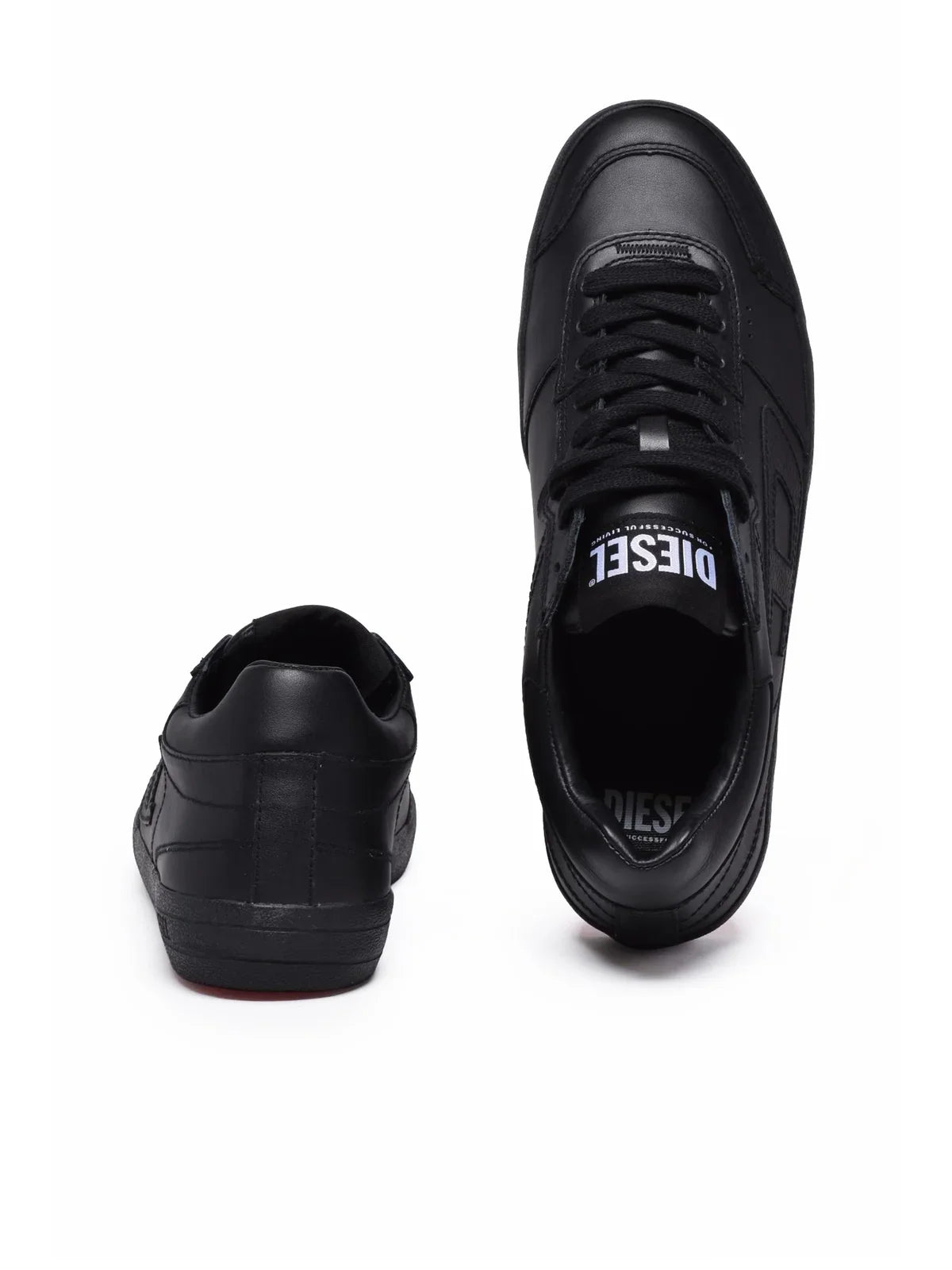 Black Leather Leroji Low Sneakers