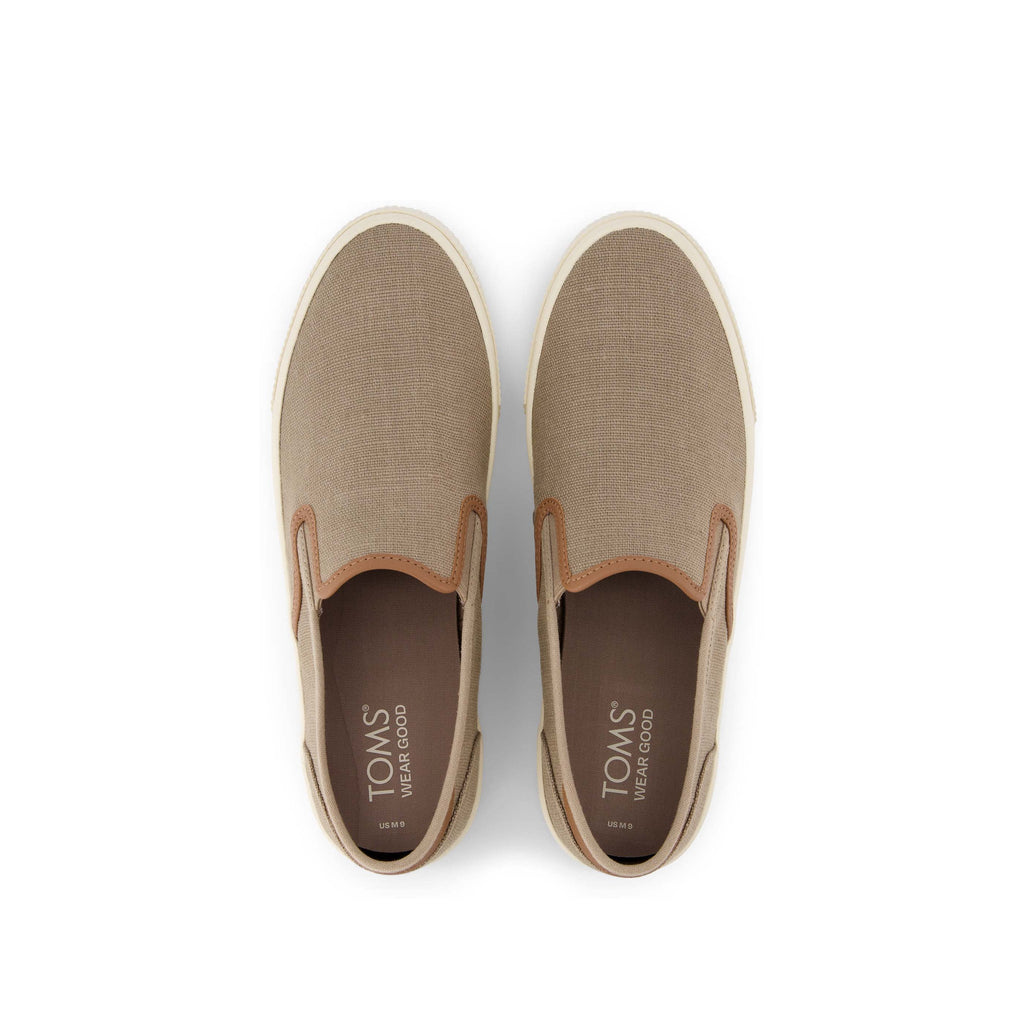 Baja Taupe Heritage Canvas Slip On Sneaker