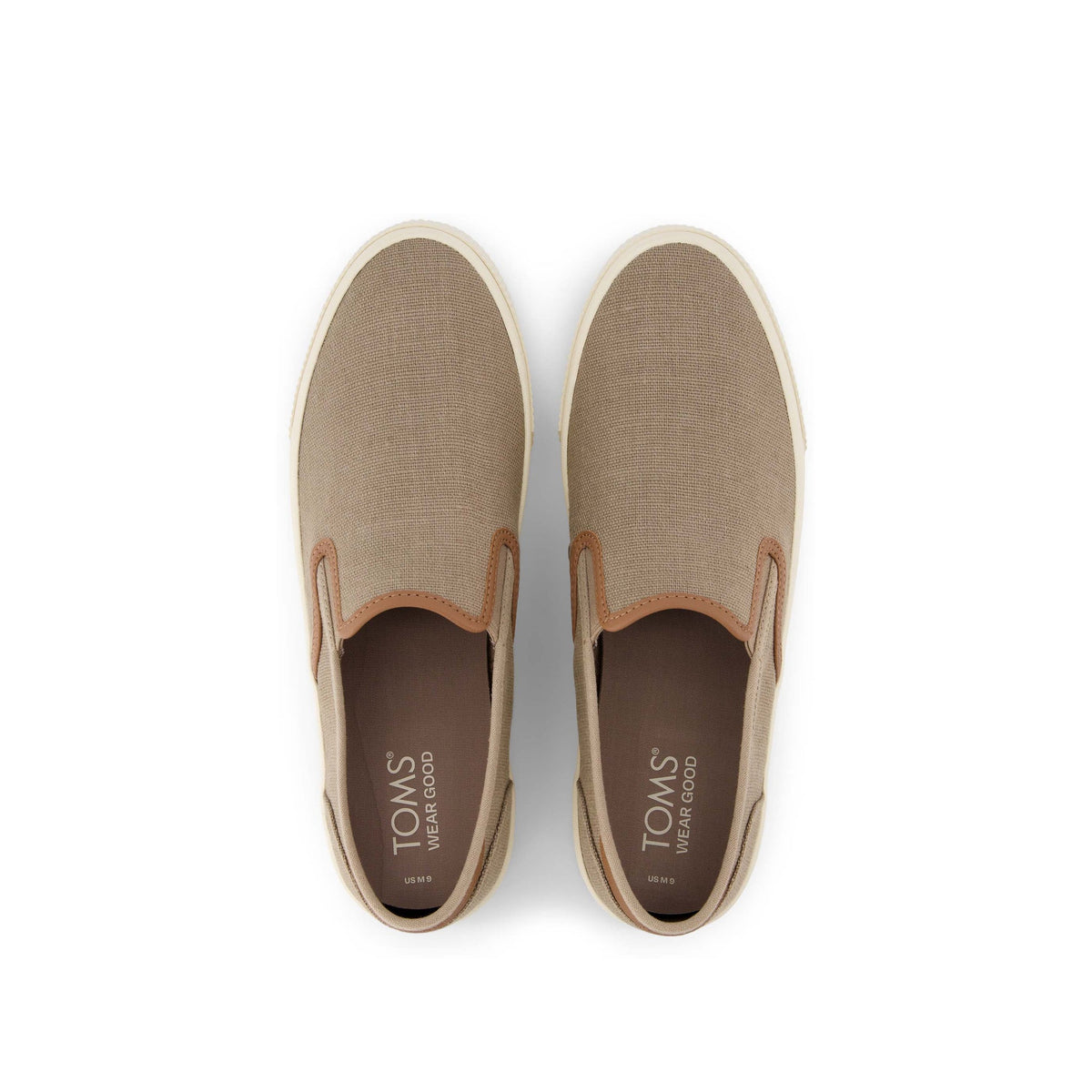Baja Taupe Heritage Canvas Slip On Sneaker