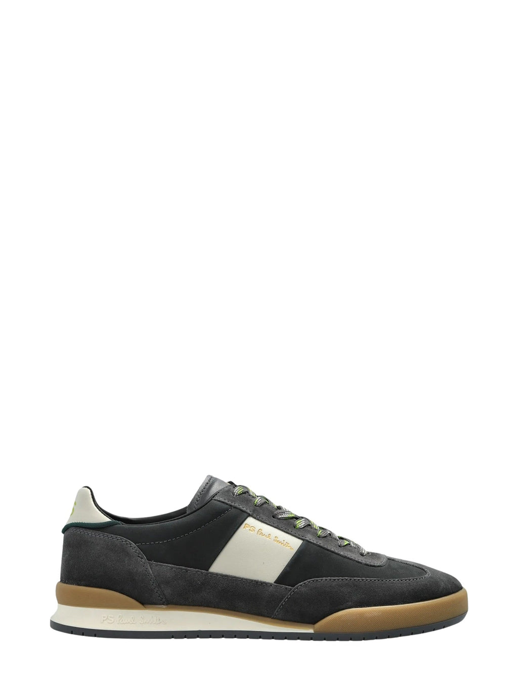 Black Suede Panel Dover Leather Sneakers