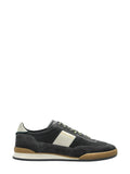 Black Suede Panel Dover Leather Sneakers