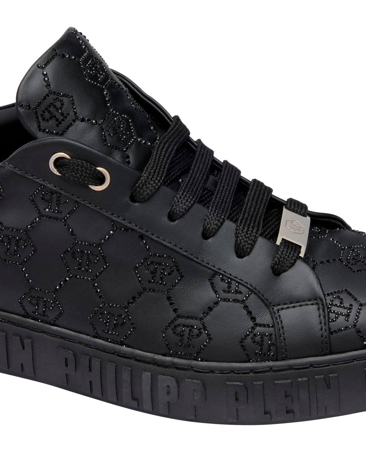 Low-Top Sneakers Carson Monogram Strass