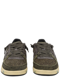 Brown Textured Vintage Sole Sneakers