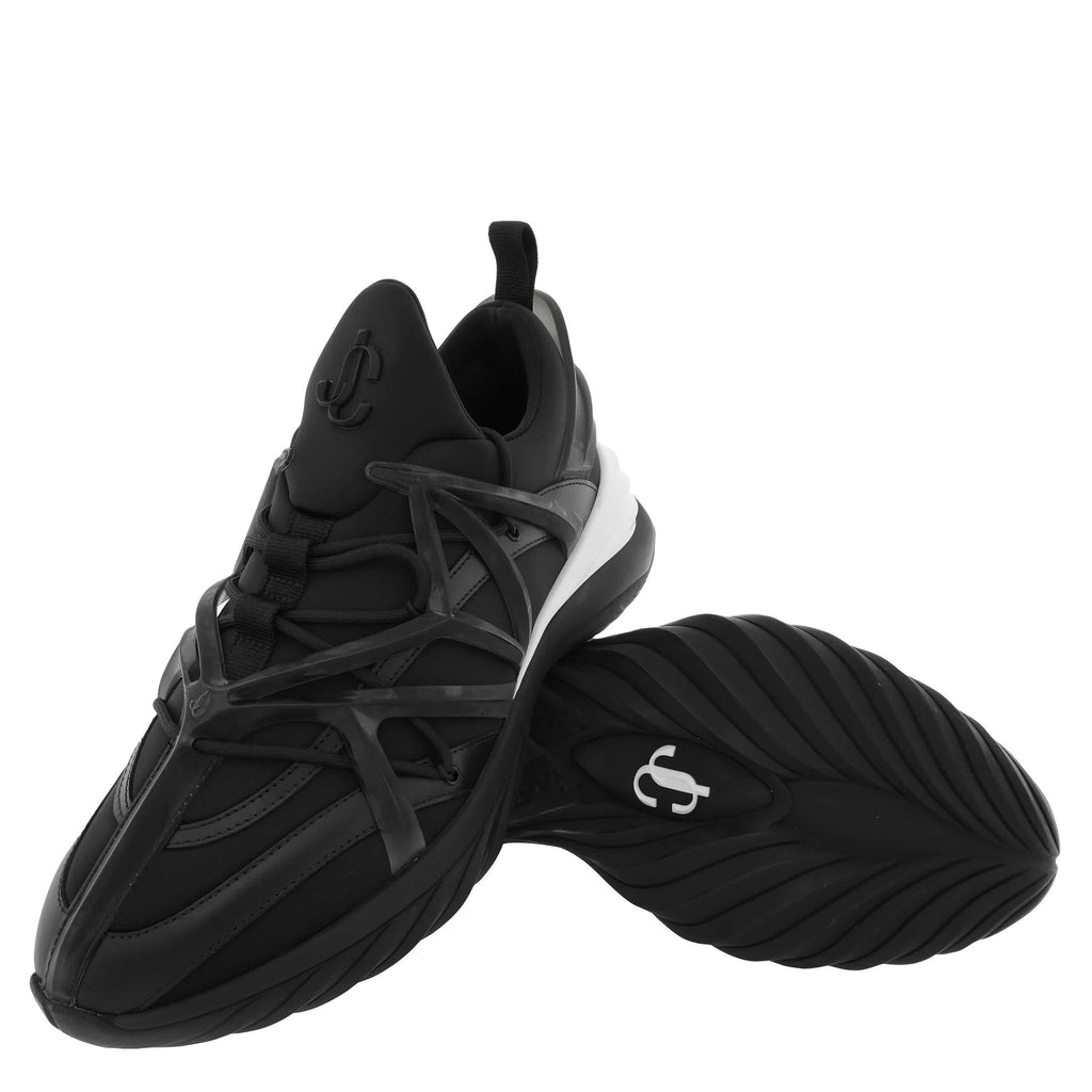 Jimmy Choo Cosmos/M Neoprene and Leather Trainers