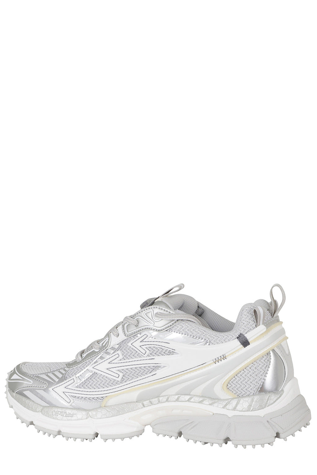 Gray Be Right Back Mesh Leather Sneakers