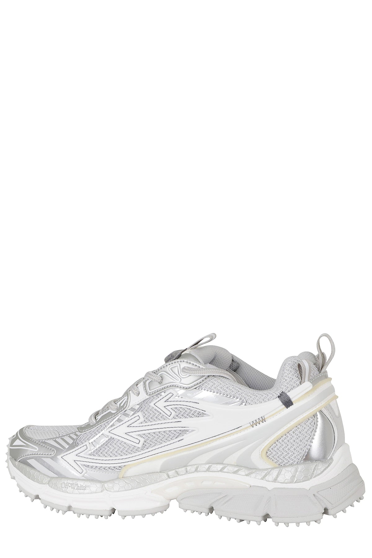 Gray Be Right Back Mesh Leather Sneakers