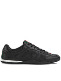 Black Shift Low-Profile Leather Sneakers