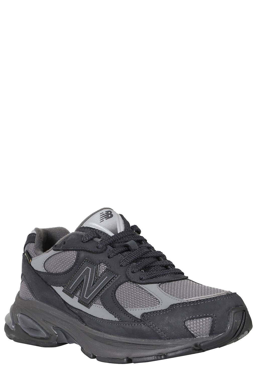 Field Grey Nubuck Mesh Running Sneakers