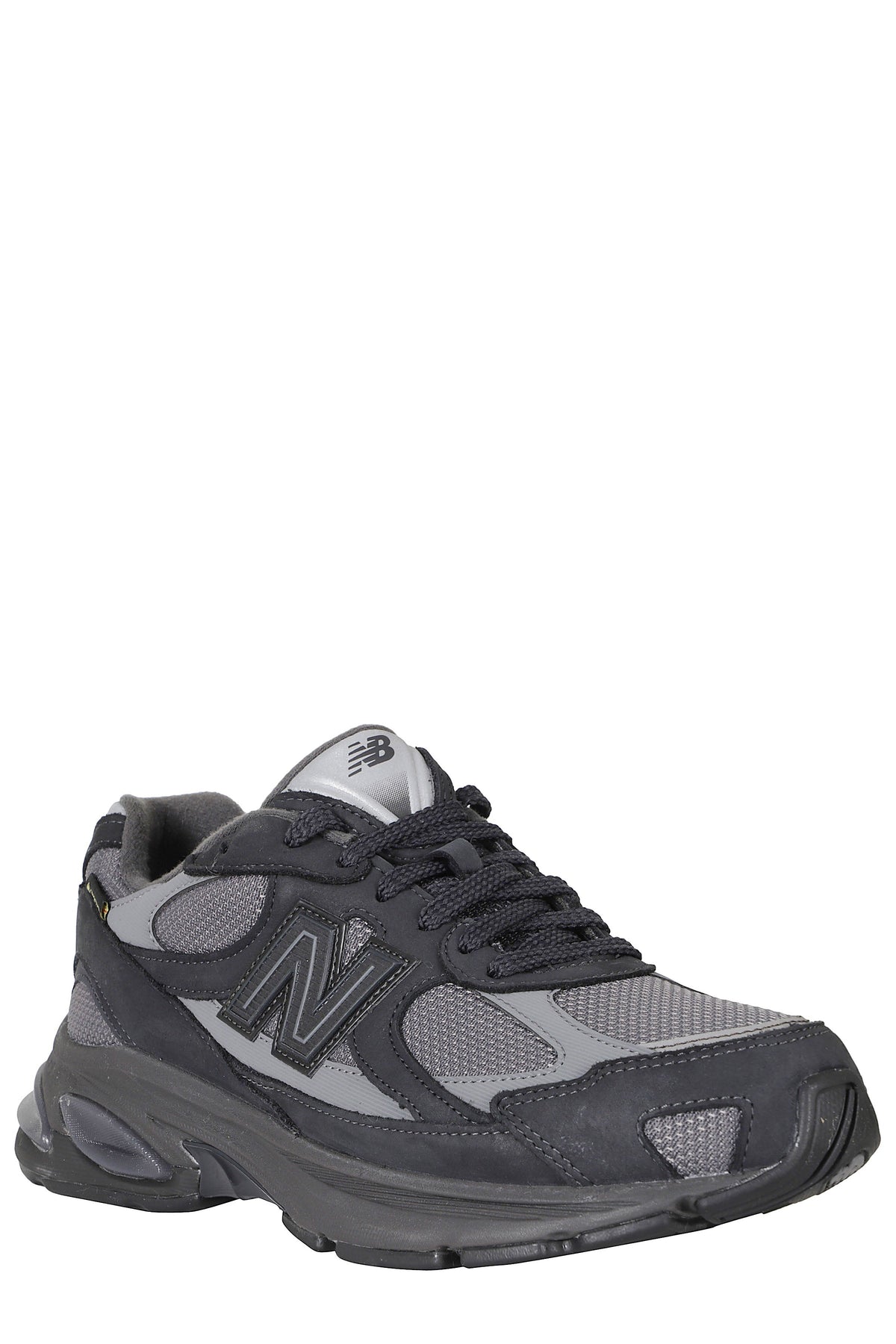 Field Grey Nubuck Mesh Running Sneakers