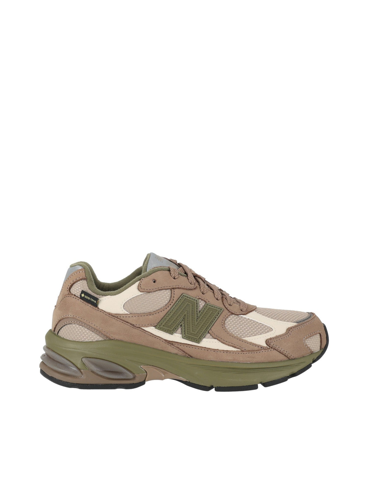 Light Mushroom Nubuck Mesh Sneakers