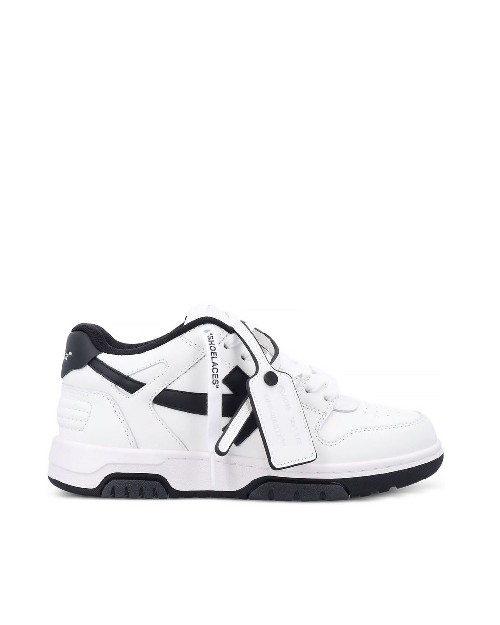 Hybrid 90S-Inspired Low-Top Sneakers With Calf Leather Finish