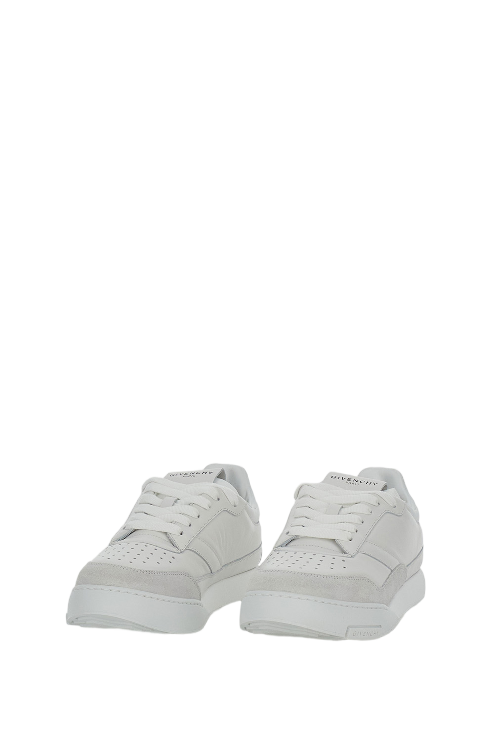 Low-Top Sneakers in Smooth and Suede Calfskin Leather