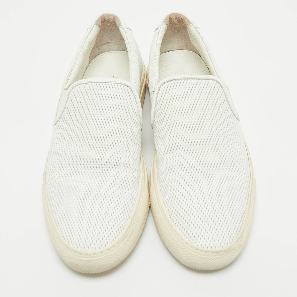 Common Projects White Leather Low Top Sneakers
