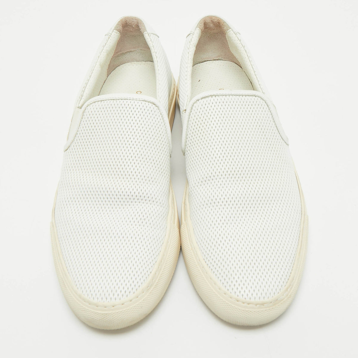Common Projects White Leather Low Top Sneakers