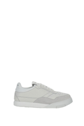 Low-Top Sneakers in Smooth and Suede Calfskin Leather
