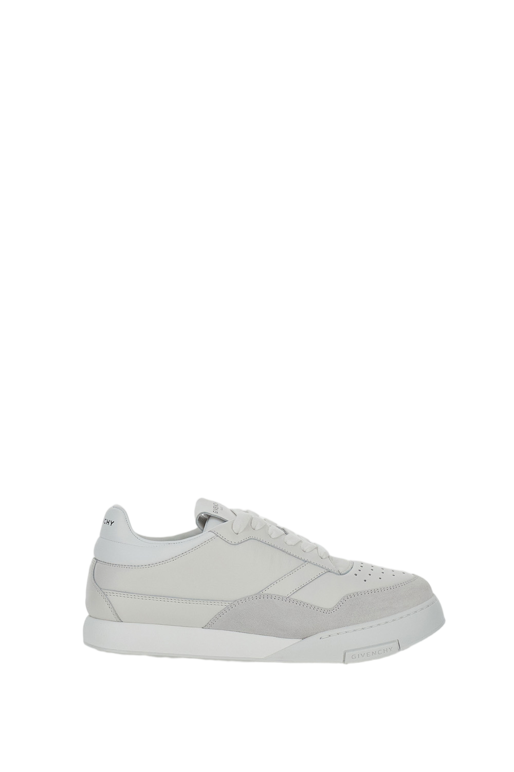 Low-Top Sneakers in Smooth and Suede Calfskin Leather