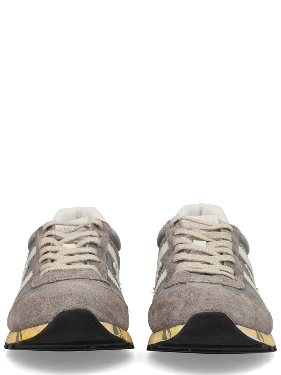 Lucy Muted Grey Suede Sneakers