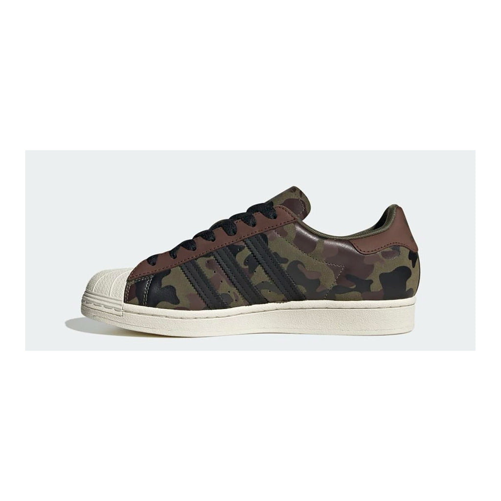adidas Superstar Strata Sneaker in Olive/Camo Suede | Men
