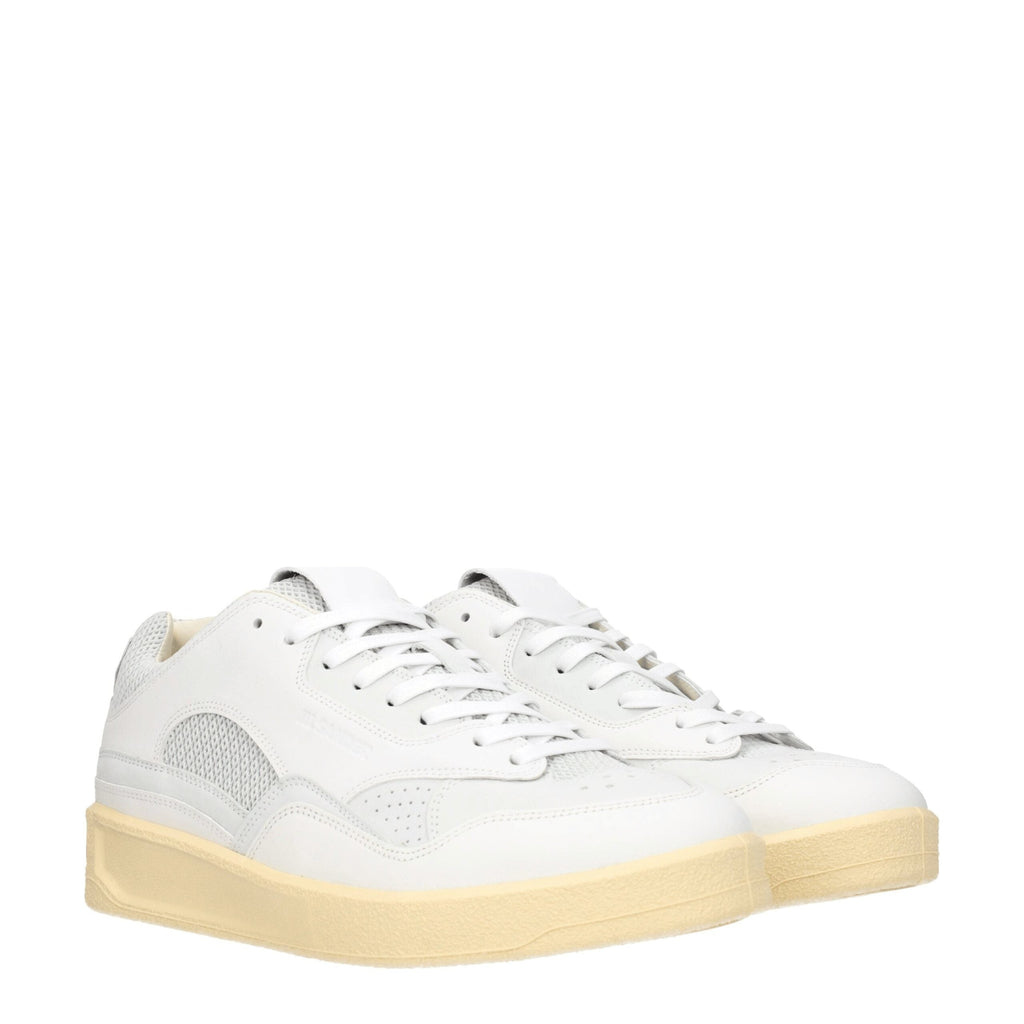 Jil Sander Leather Low Top Men's Sneakers