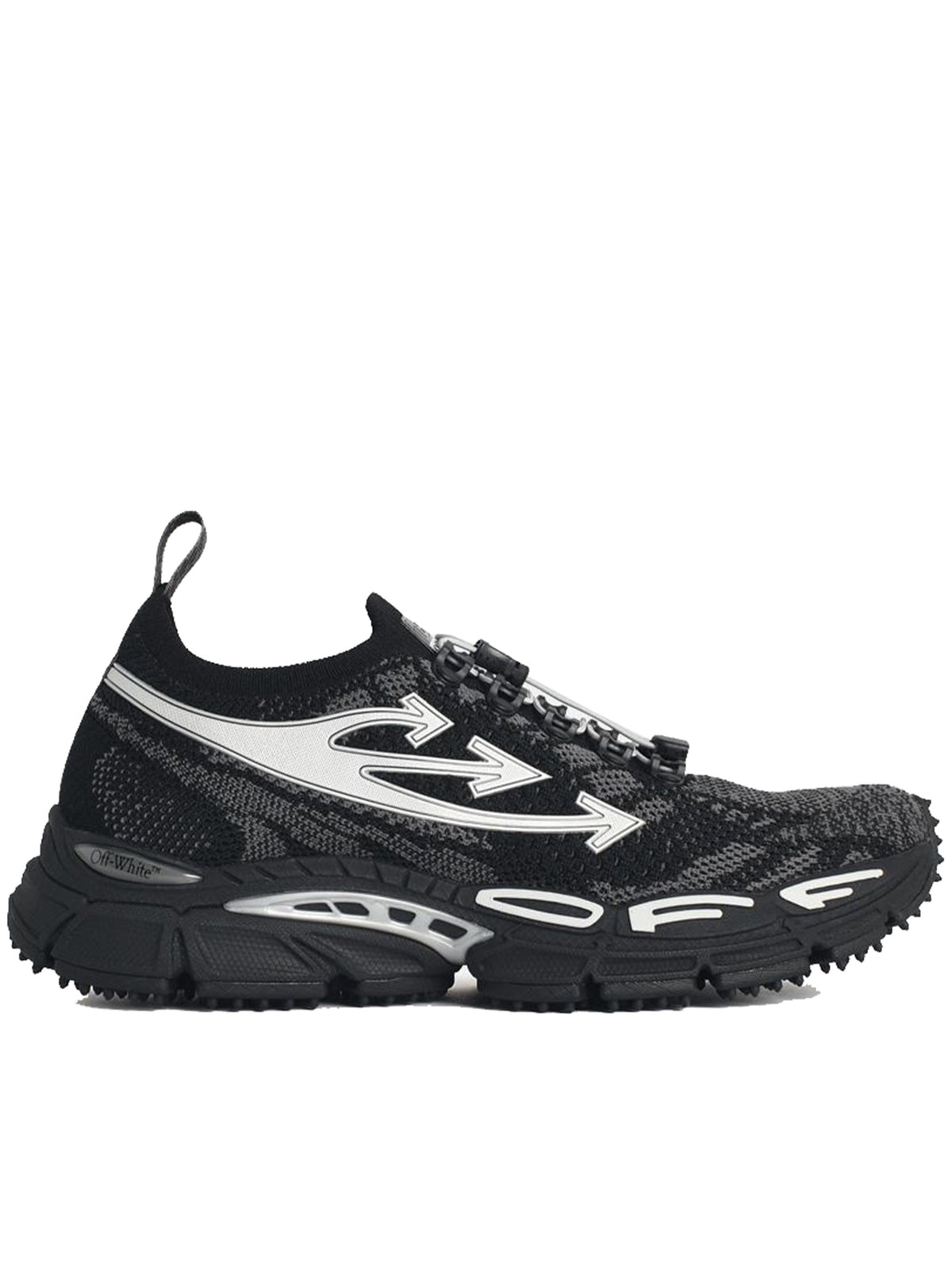 Black Be Right Back Knit Streetwear Sneakers