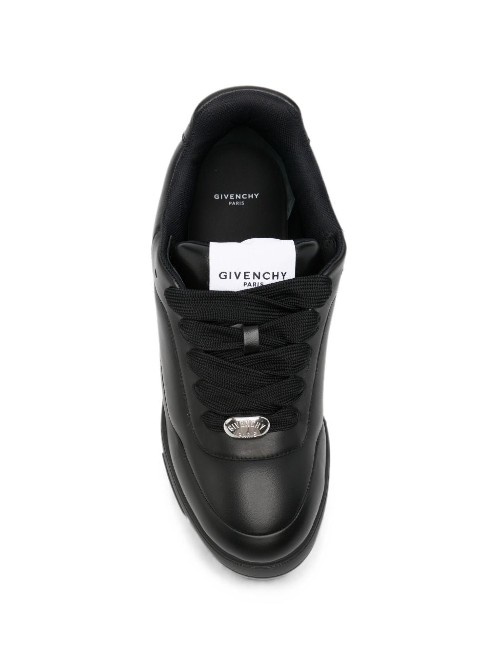 Black Streamlined Minimalist Sneakers