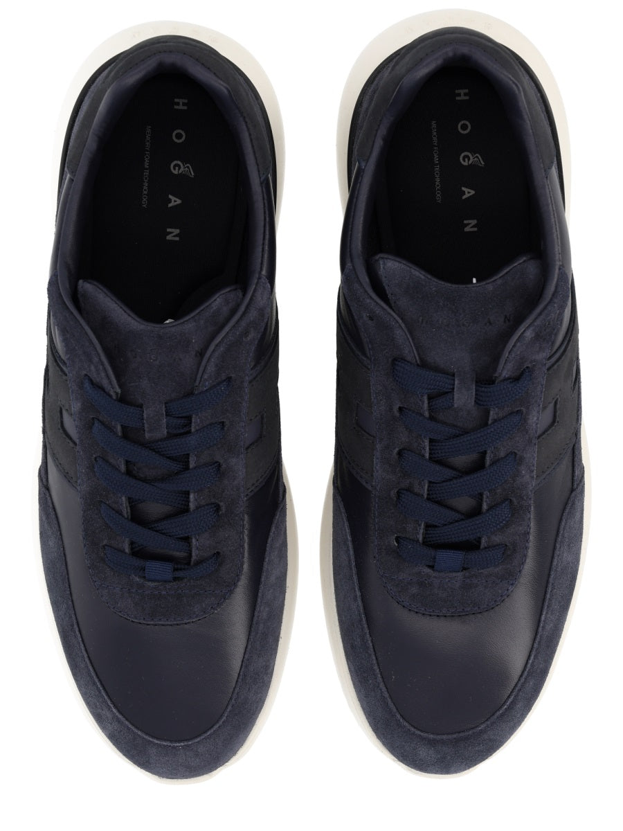 Blue Suede Sneaker Calfskin Mutton Sneakers