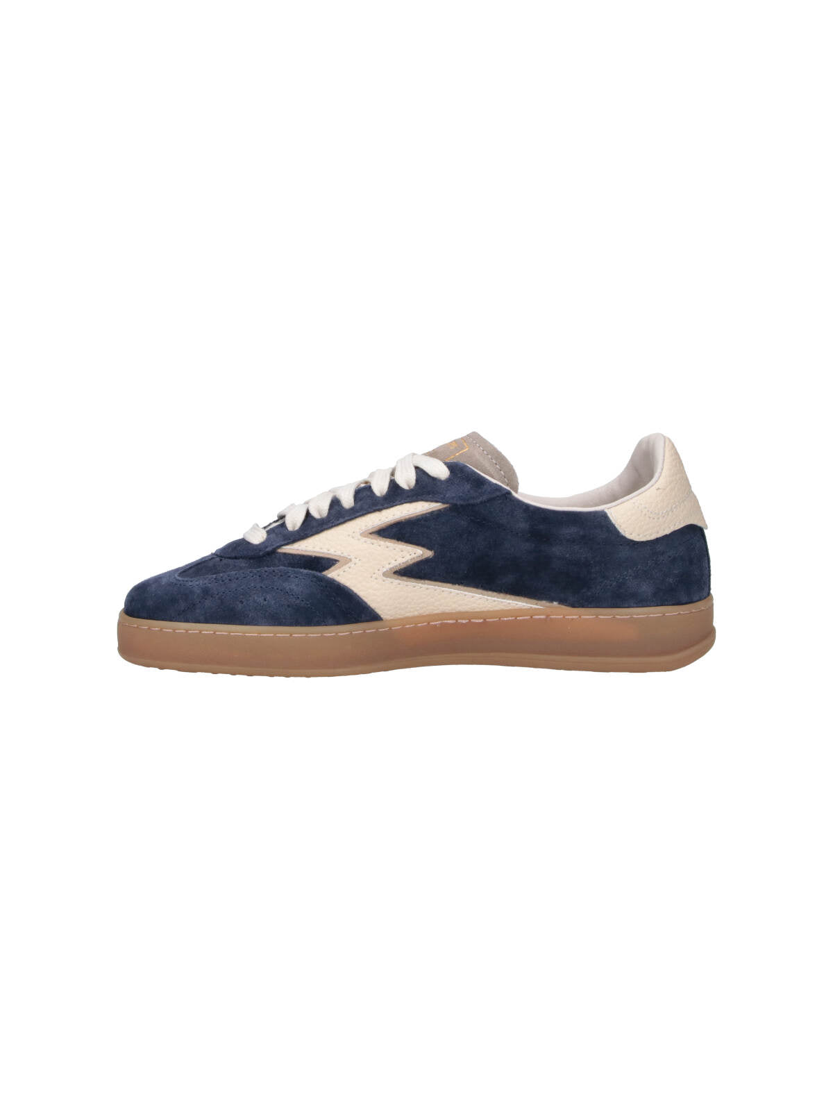 Blue Club Suede Leather Accent Sneakers