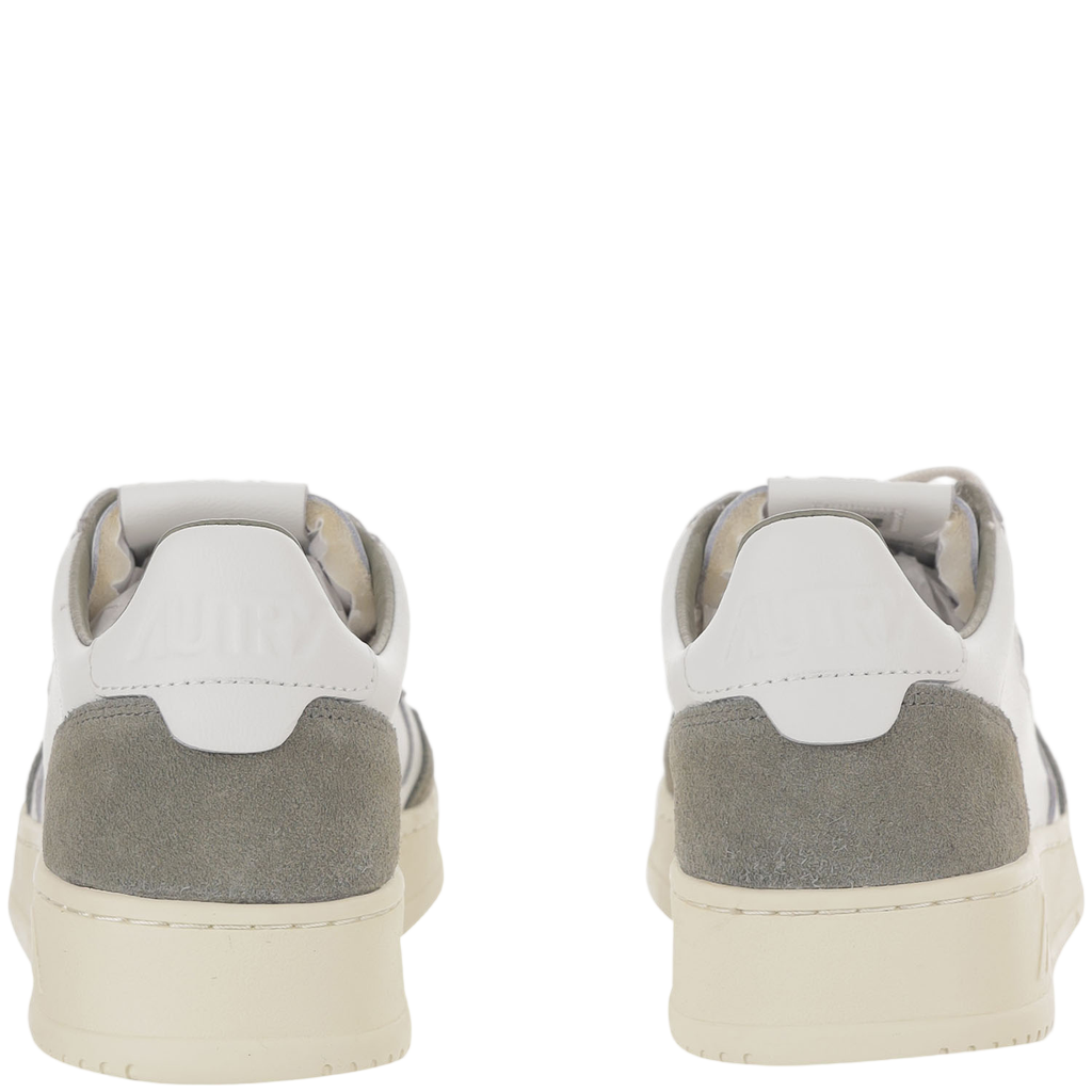 Medalist Low Leather Sneakers With Smooth And Suede Paneling