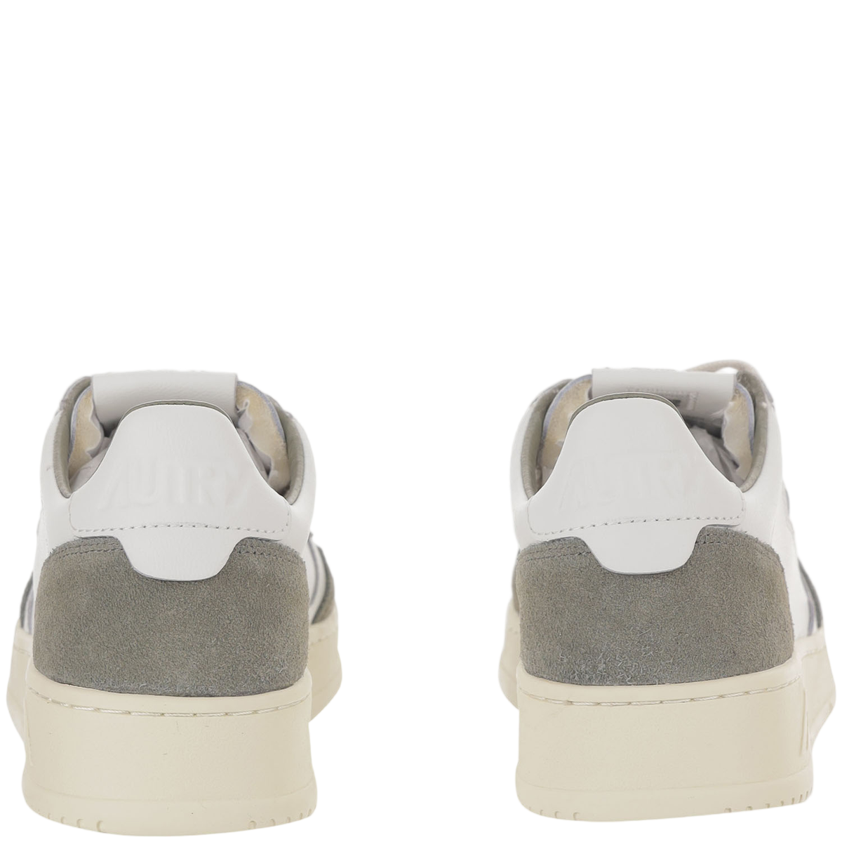 Medalist Low Leather Sneakers With Smooth And Suede Paneling