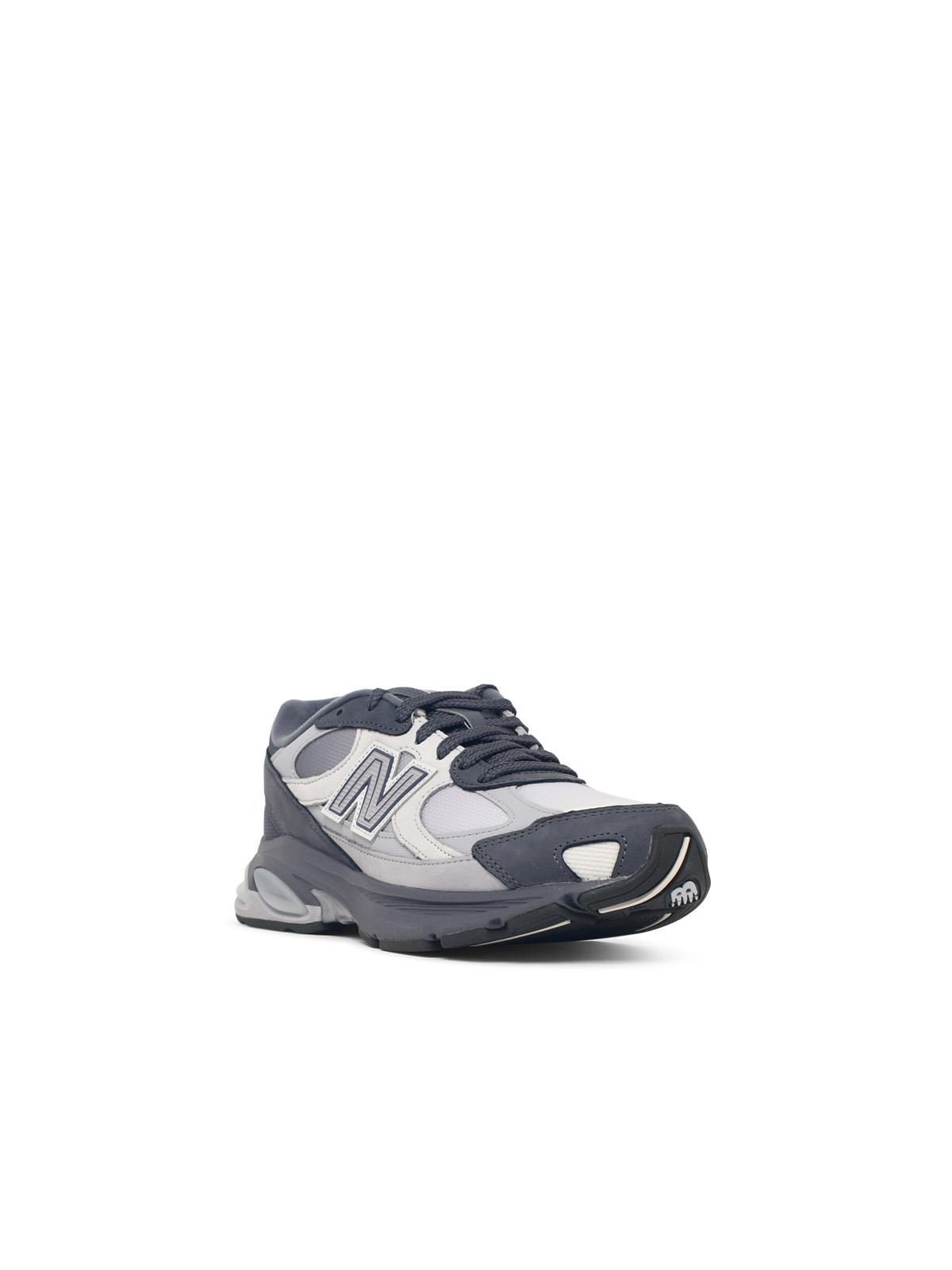 Lilac Mesh Blend Sneakers With Suede Accents And Iconic Emblem