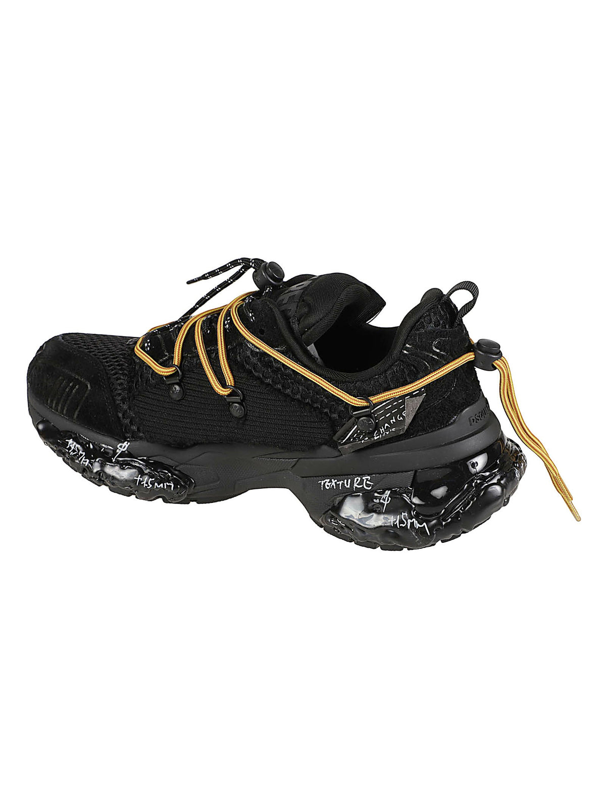 Faster Calf Leather Accent Low-Top Sneakers
