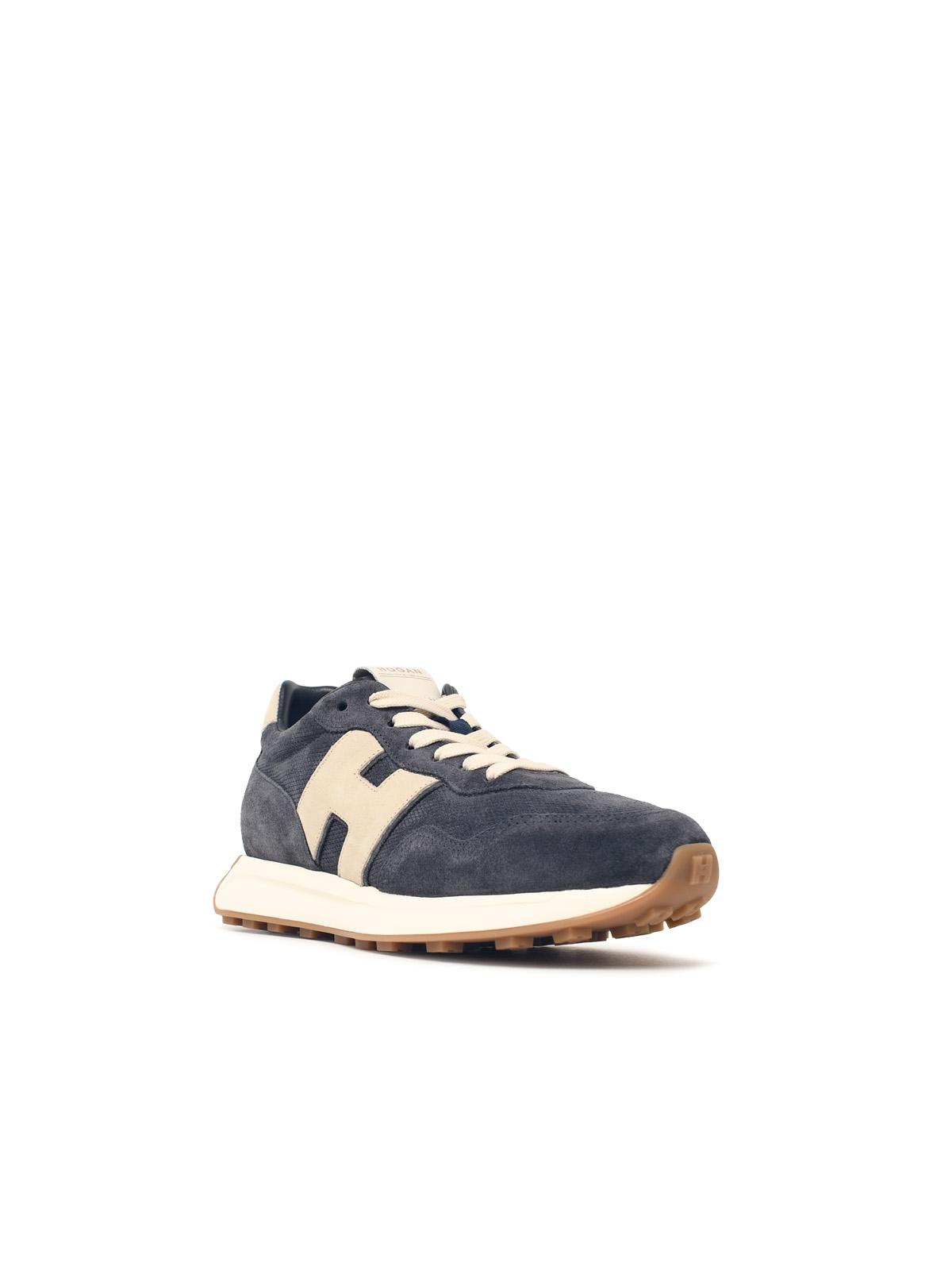 'H601' Blue Suede Sneakers