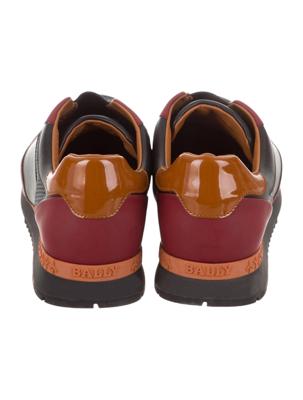 Bally Asmund 6217404 Men's Red Leather/Fabric Sneakers Size US 5.5