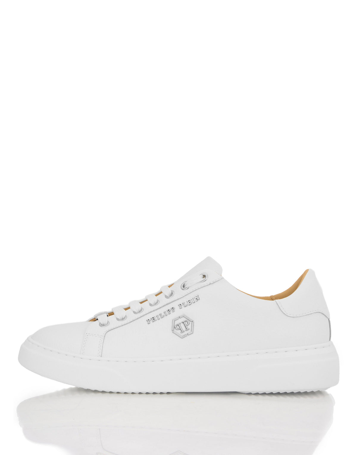 Leather Lo-Top Sneakers Hexagon