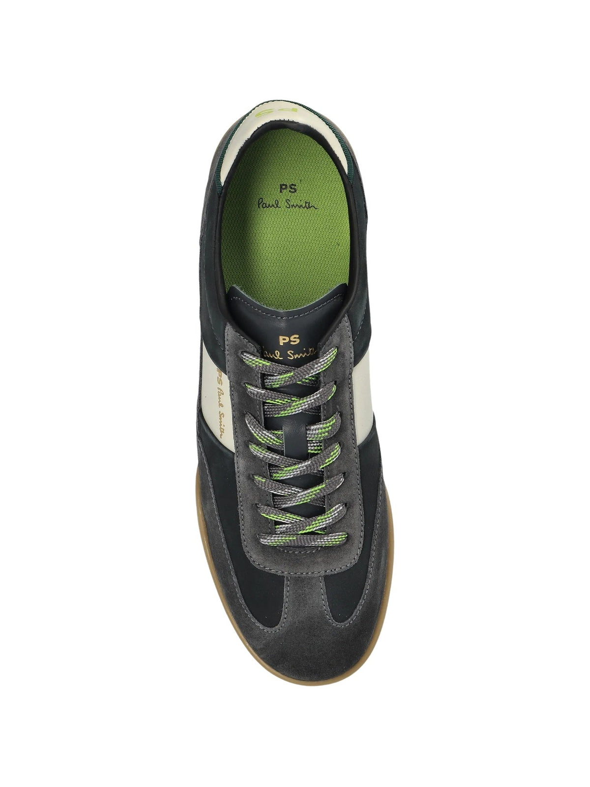 Black Suede Panel Dover Leather Sneakers