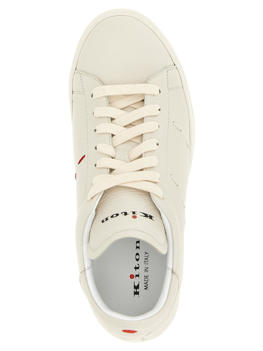 Kiton Nubuc Leather Low Top Men's Sneakers