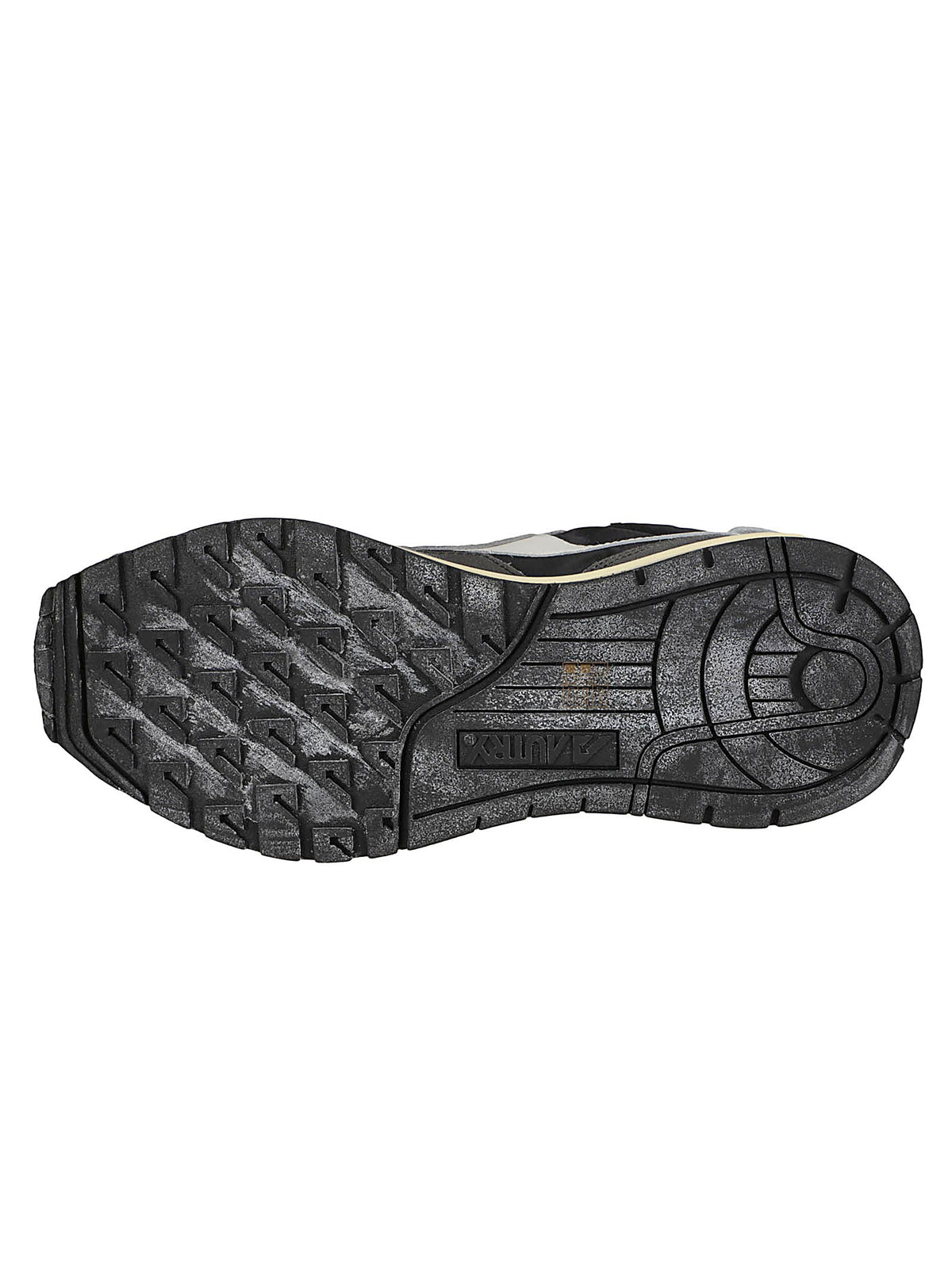 Low-Top Sneakers with Nylon and Suede Cow Leather Composition