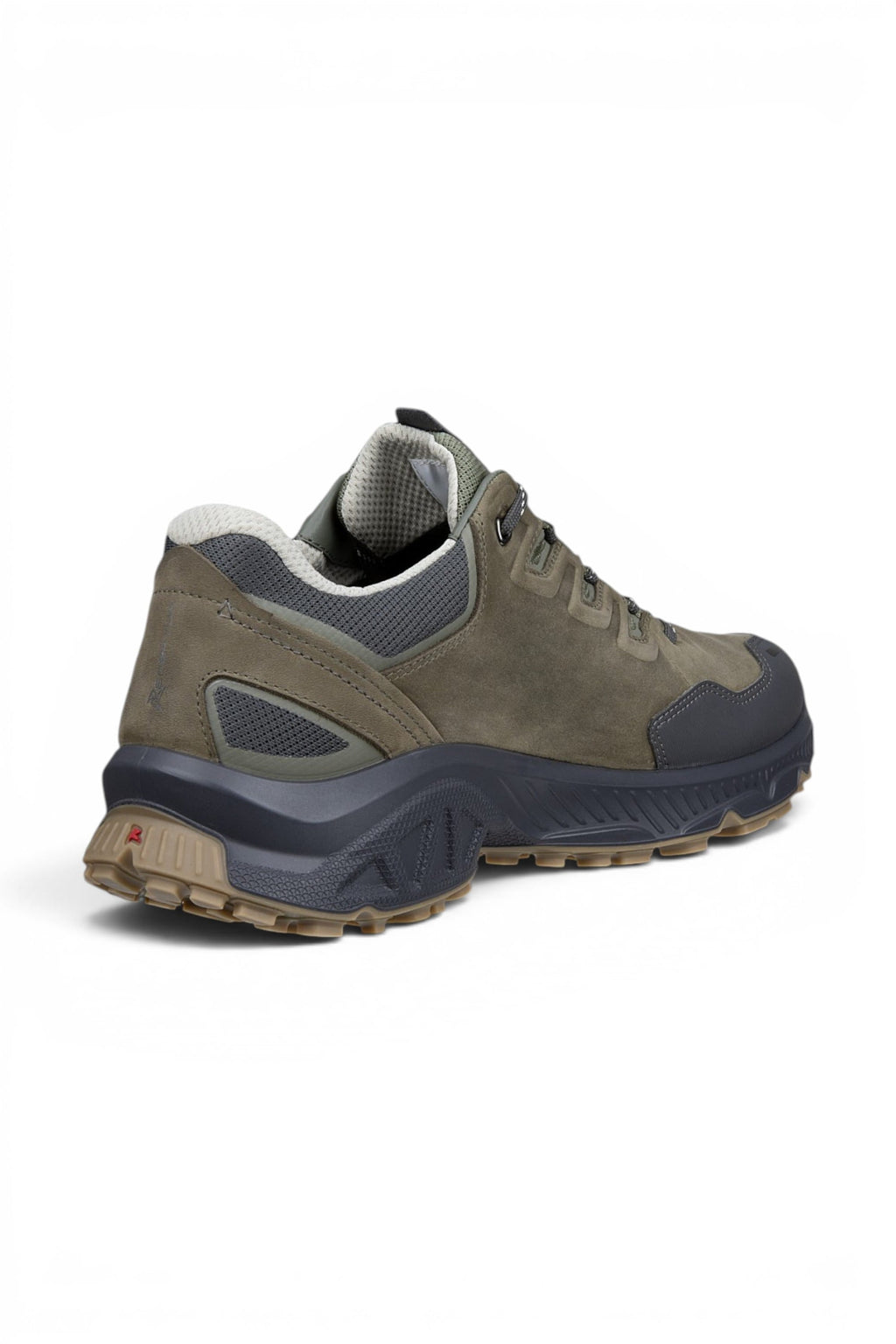 Ecco Men's Green Leather Waterproof Hiking Trainer Sneaker Shoes - Receptor XP