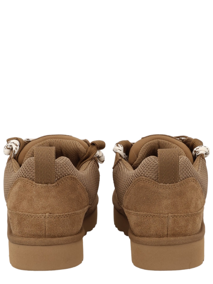 Lo Lowmel Suede Mesh Leather Sneakers