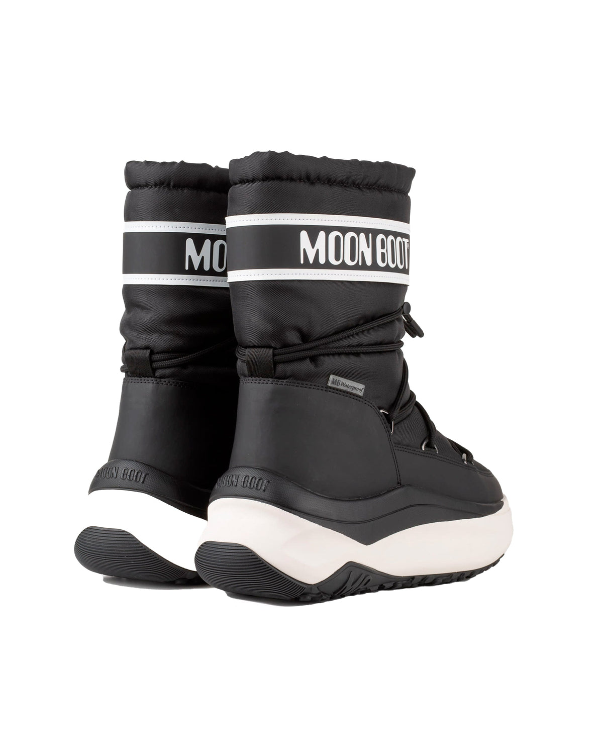 Black High-Top Waterproof Sneakers