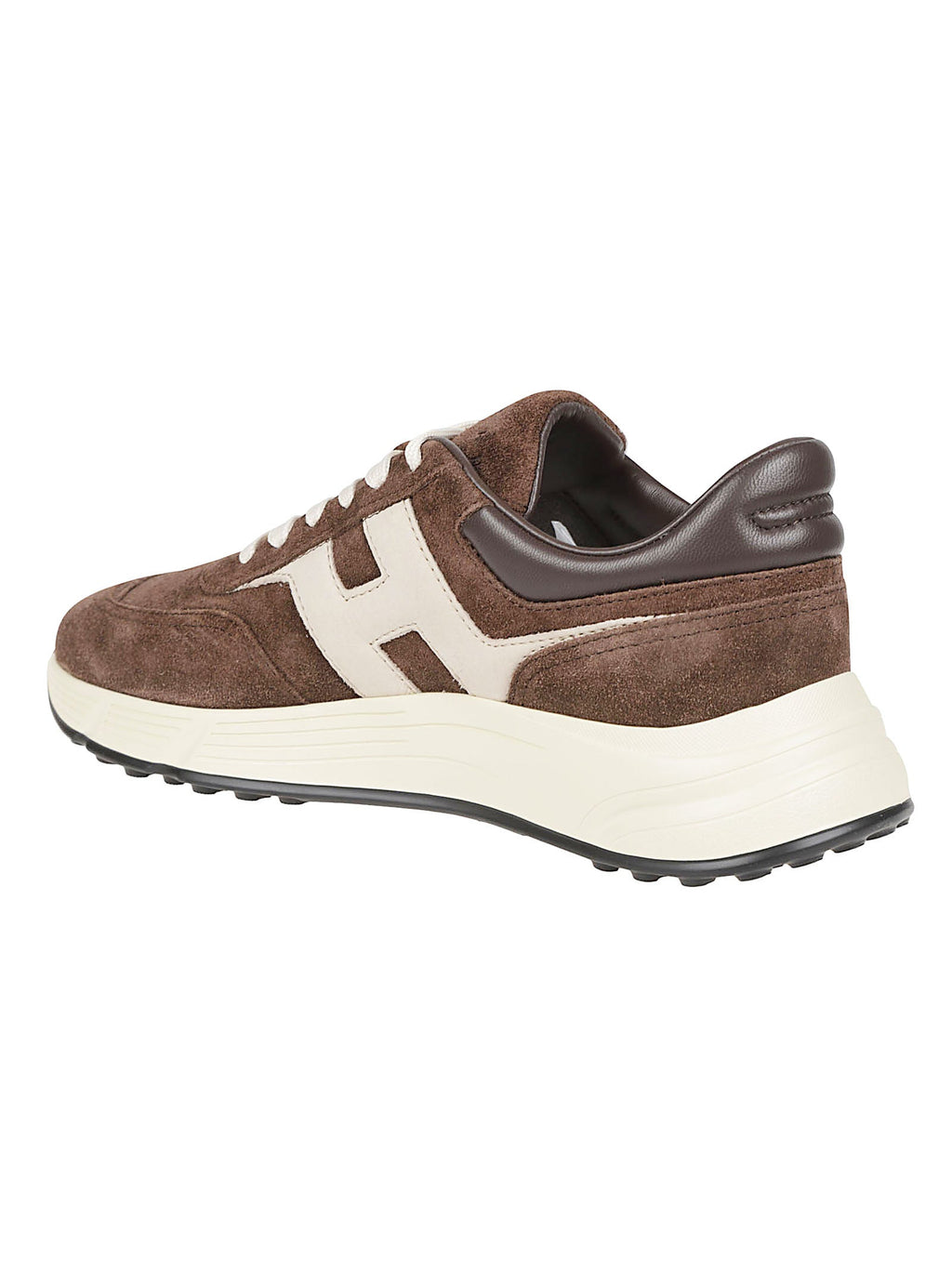Hyperlight Suede-Leather Low-Top Sneakers