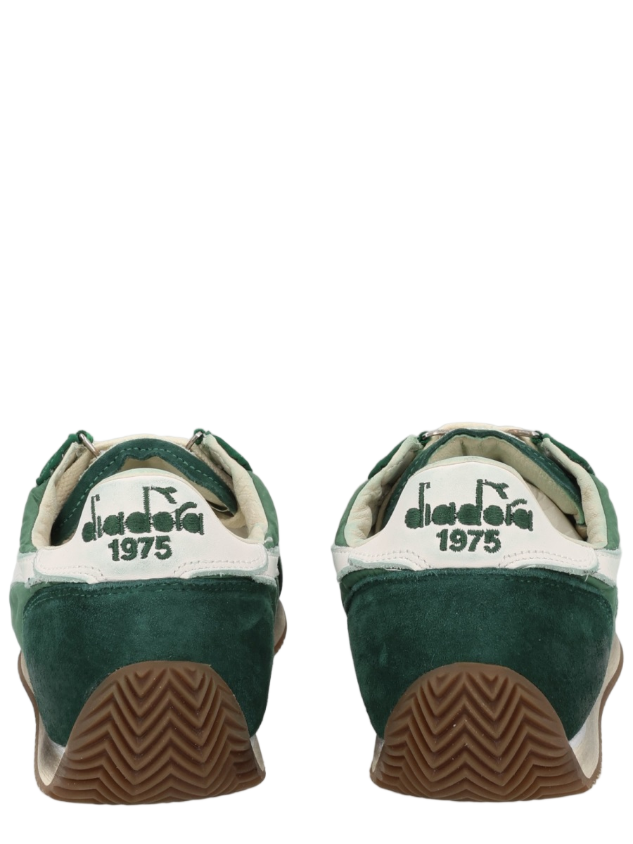 Equipe Vela Sw Green Suede Low-Top Sneakers