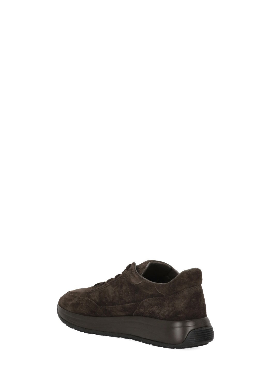 Brown Suede Low-Top Sneakers