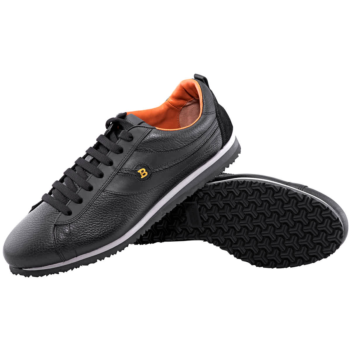 Bally Men's Bredy Black Low-top Sneakers
