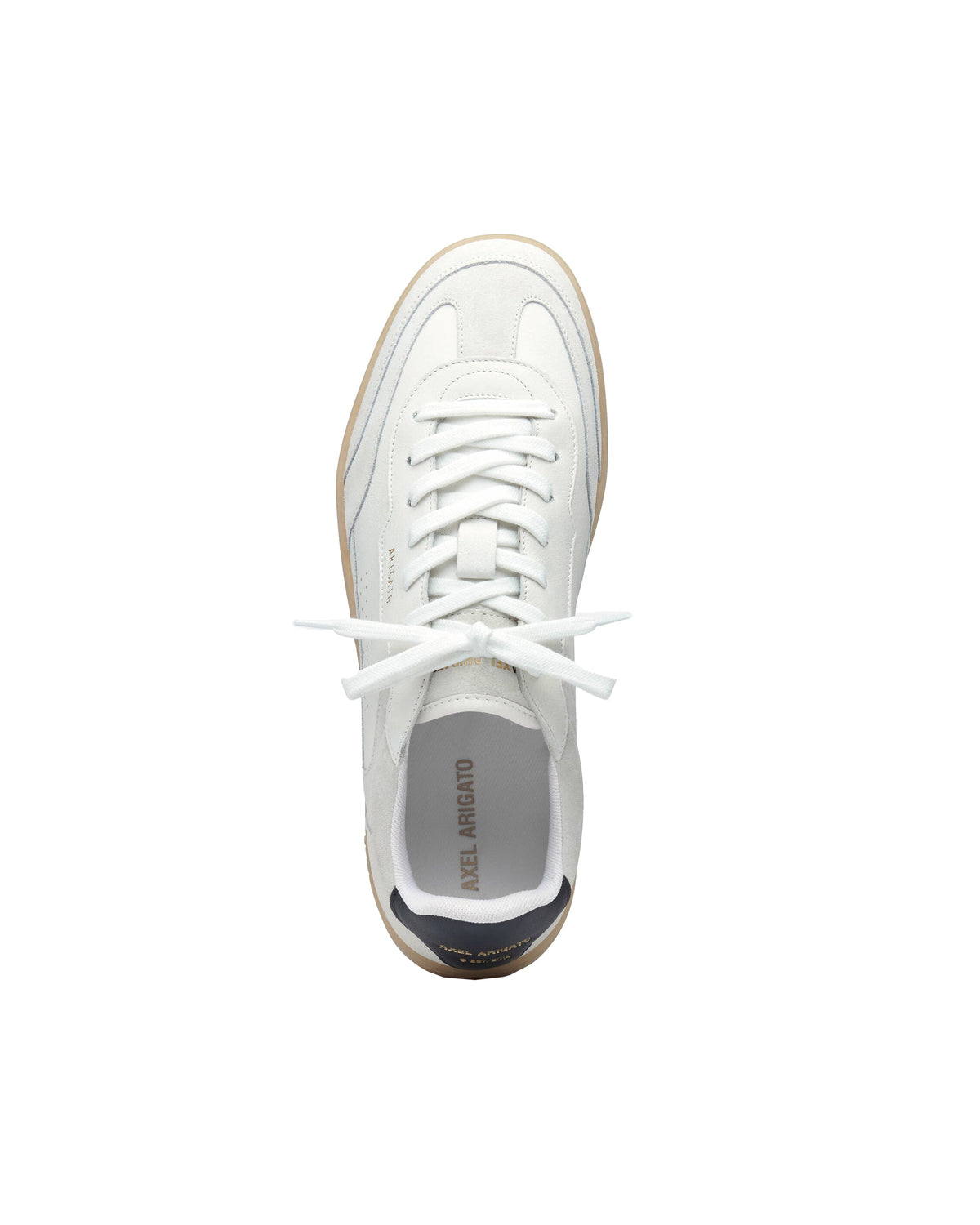 Low-Top Sneakers with Leather, Suede, and Recycled Materials