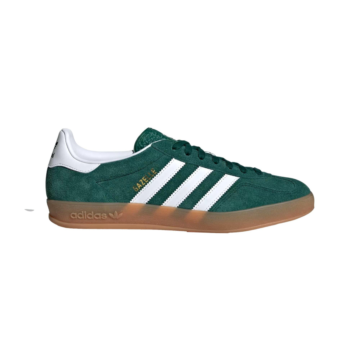 Adidas Gazelle Indoor Collegiate Green / Cloud White / Gum  JI2062 Men's