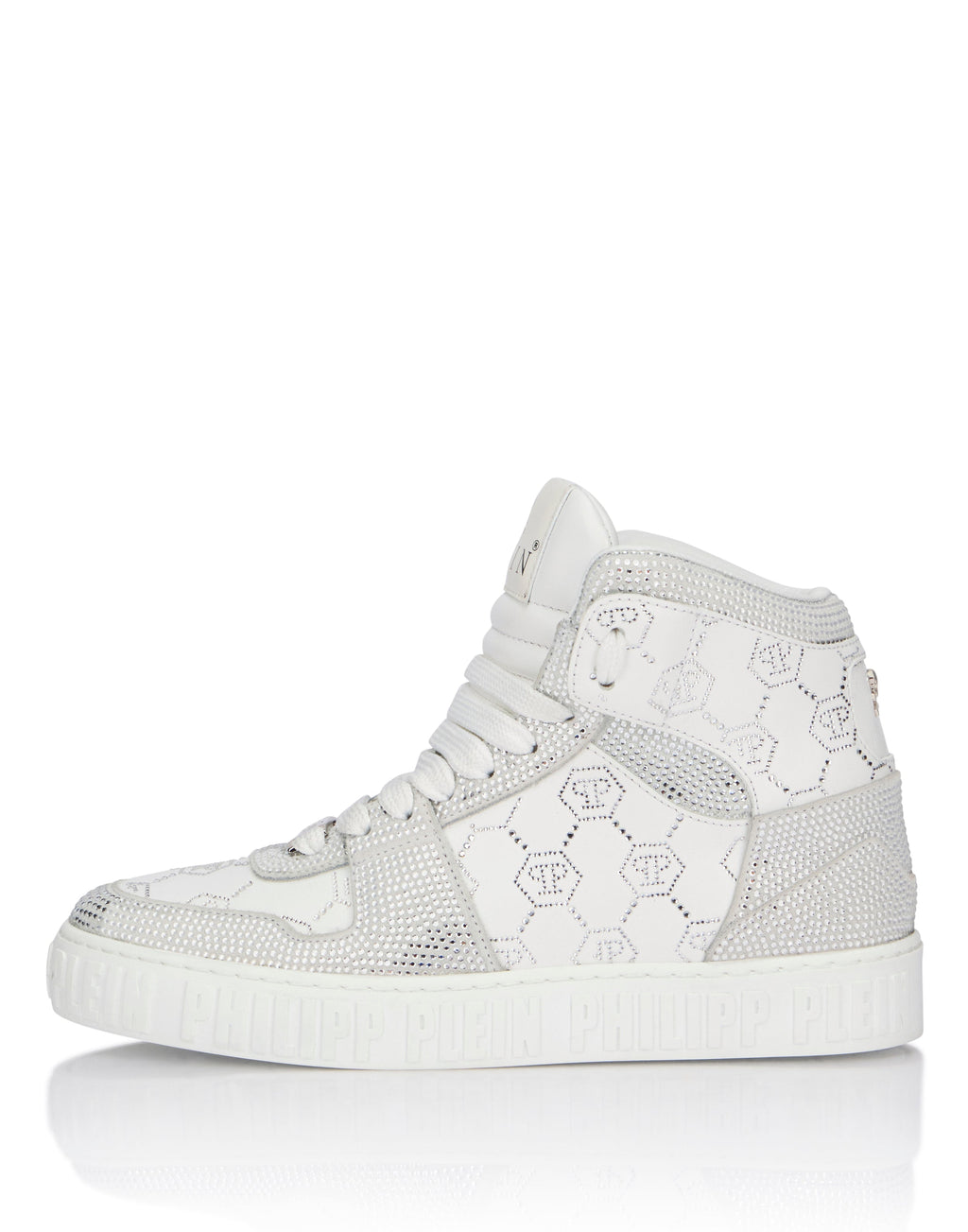 High Top Sneakers Carson Monogram Strass
